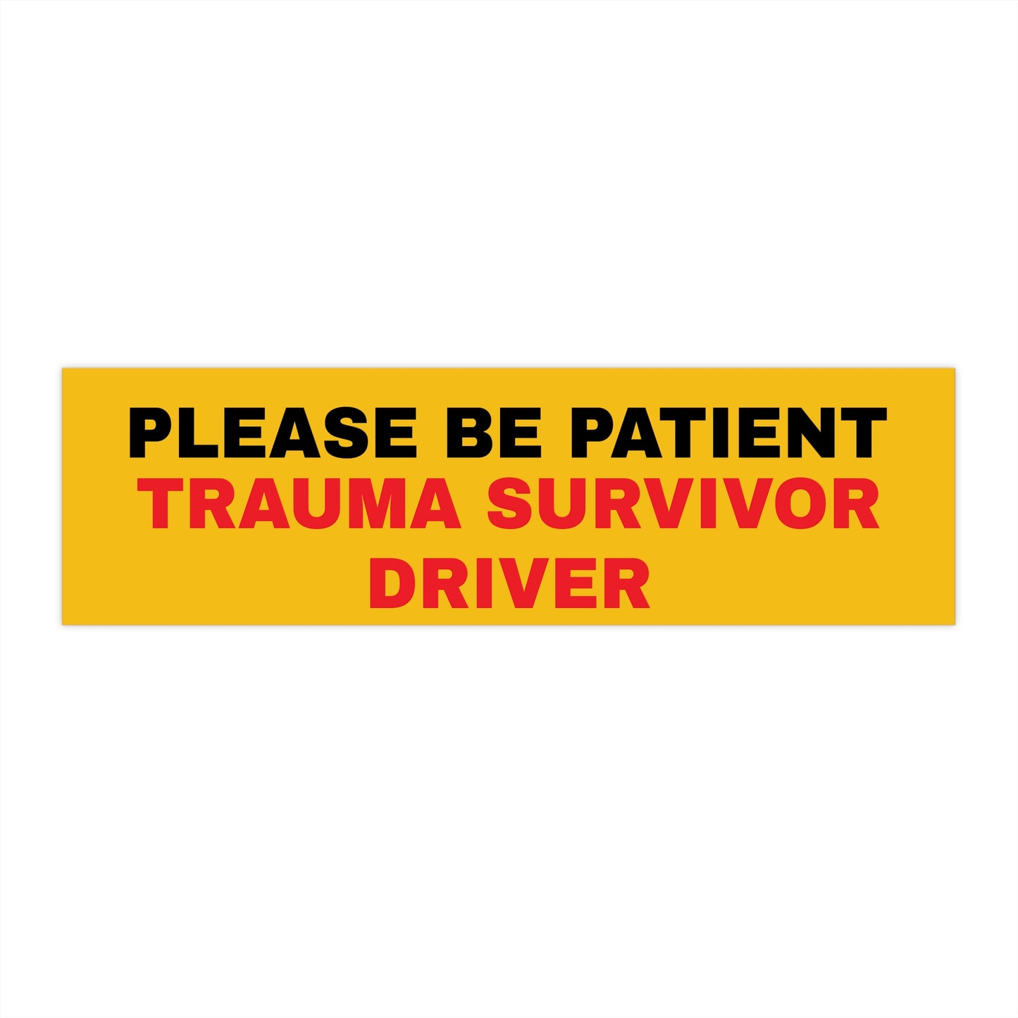 TRAUMA SURVIVOR DRIVER