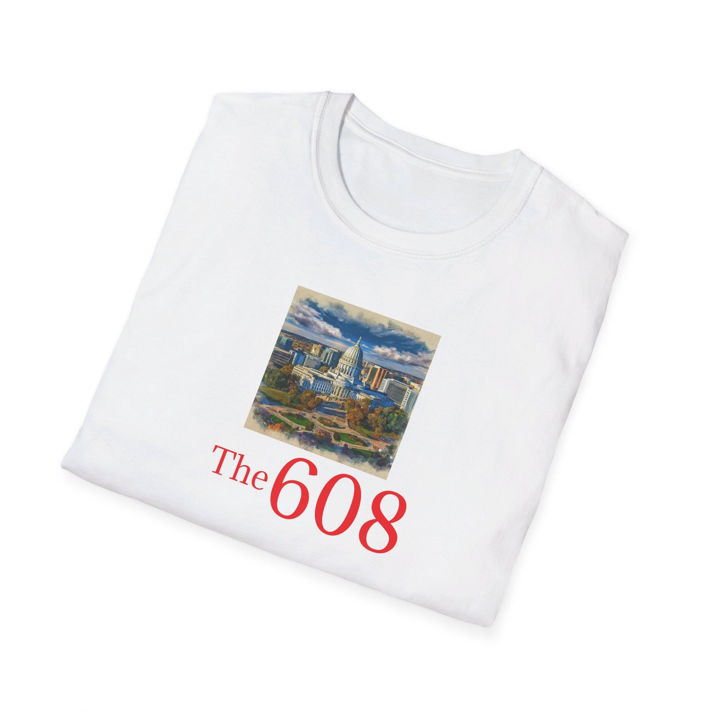 The 608 - Madison, Wisconsin T-shirt