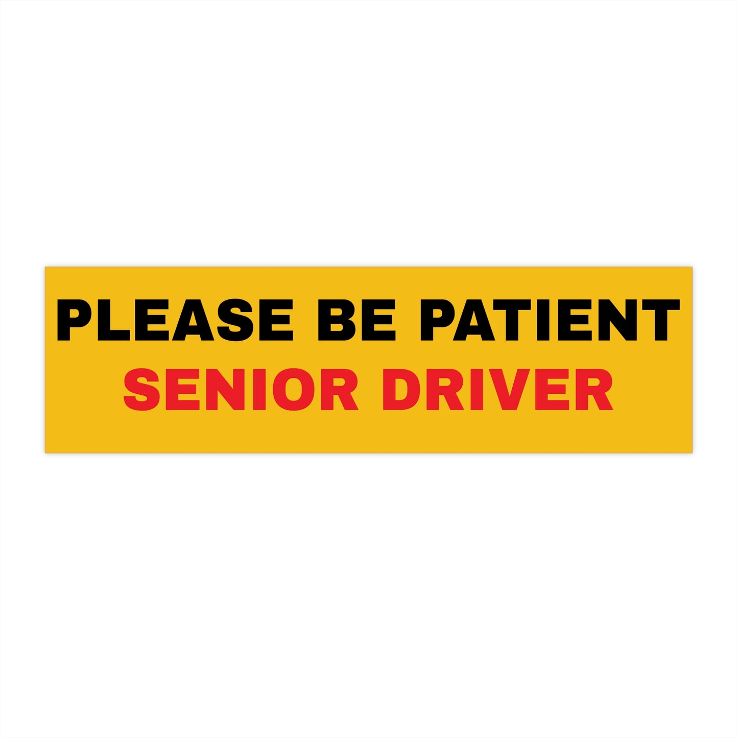 SENIOR DRIVER