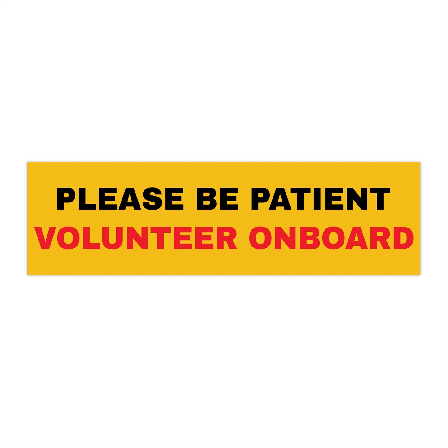 VOLUNTEER ON BOARD