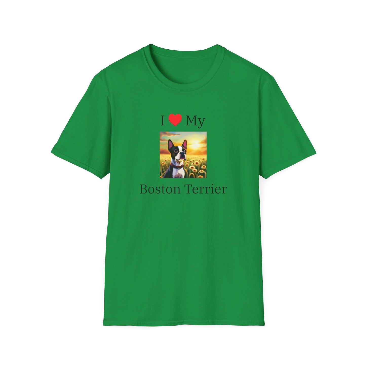 I Love My Boston Terrier T-shirt