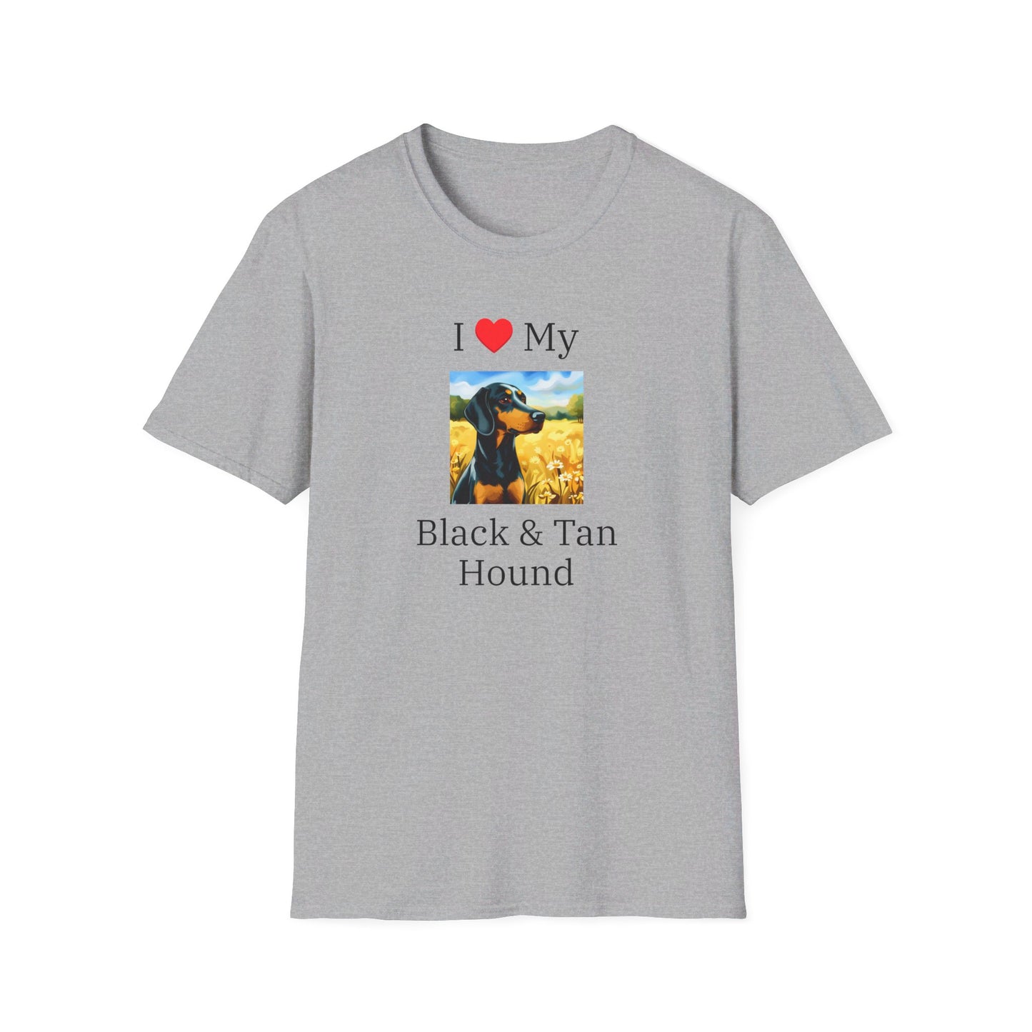 I Love My Black & Tan Hound T-shirt