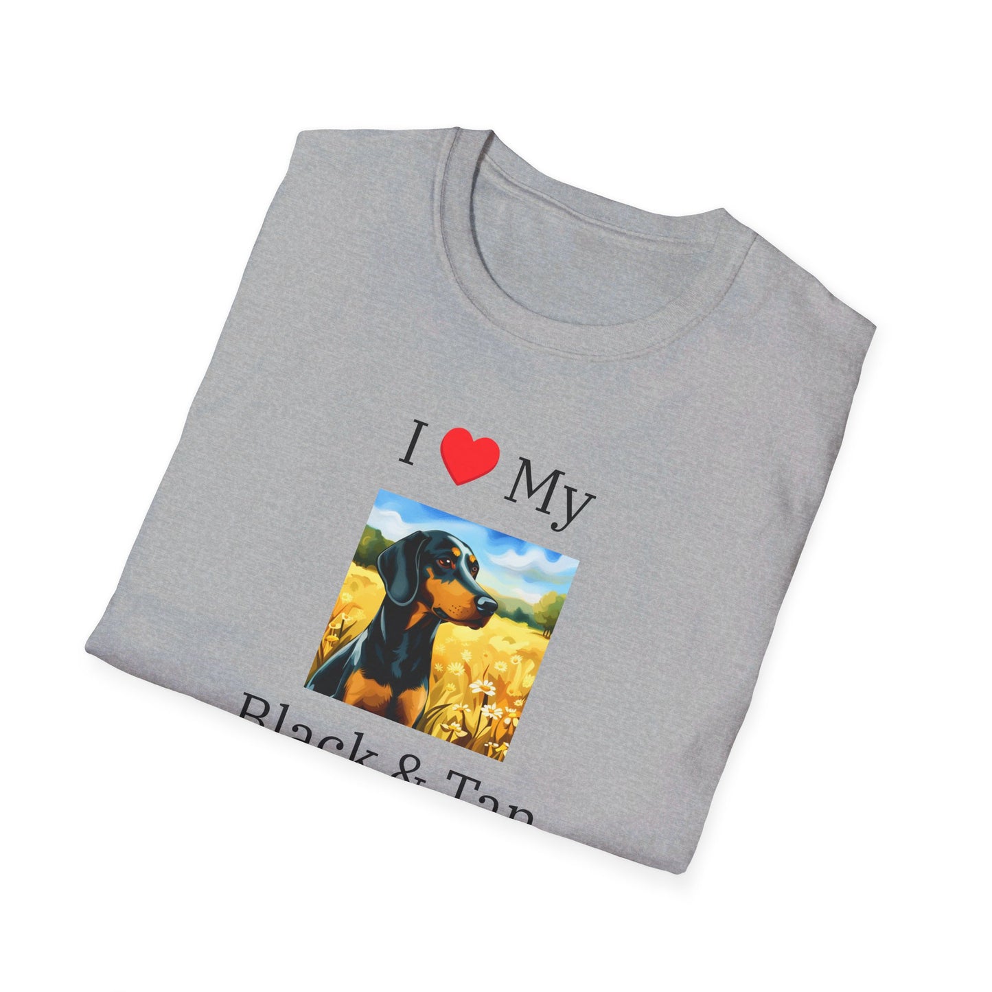 I Love My Black & Tan Hound T-shirt