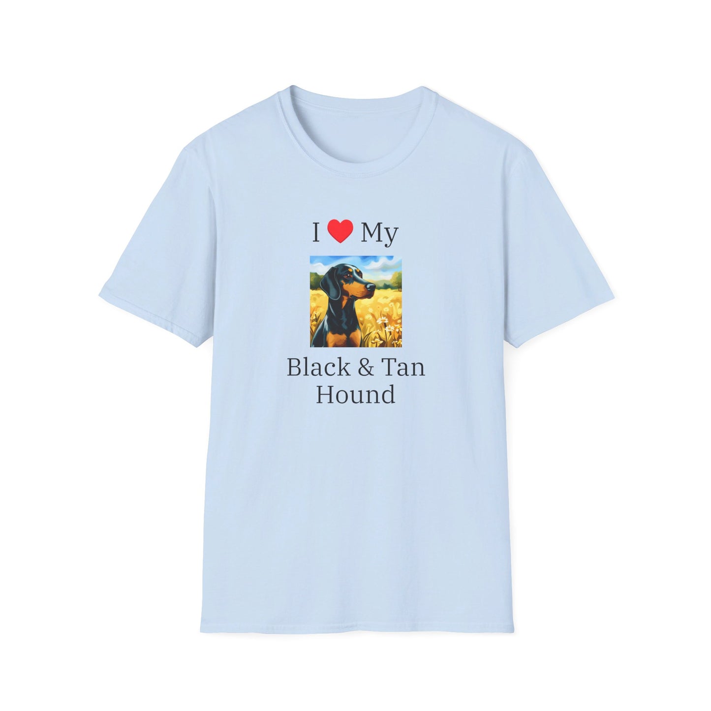 I Love My Black & Tan Hound T-shirt