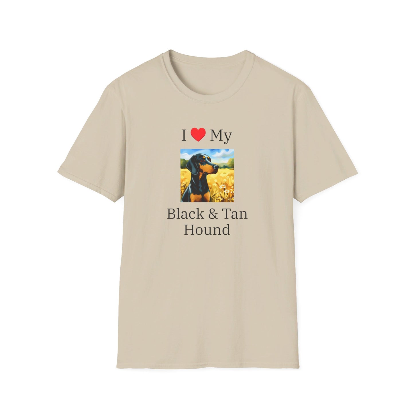 I Love My Black & Tan Hound T-shirt