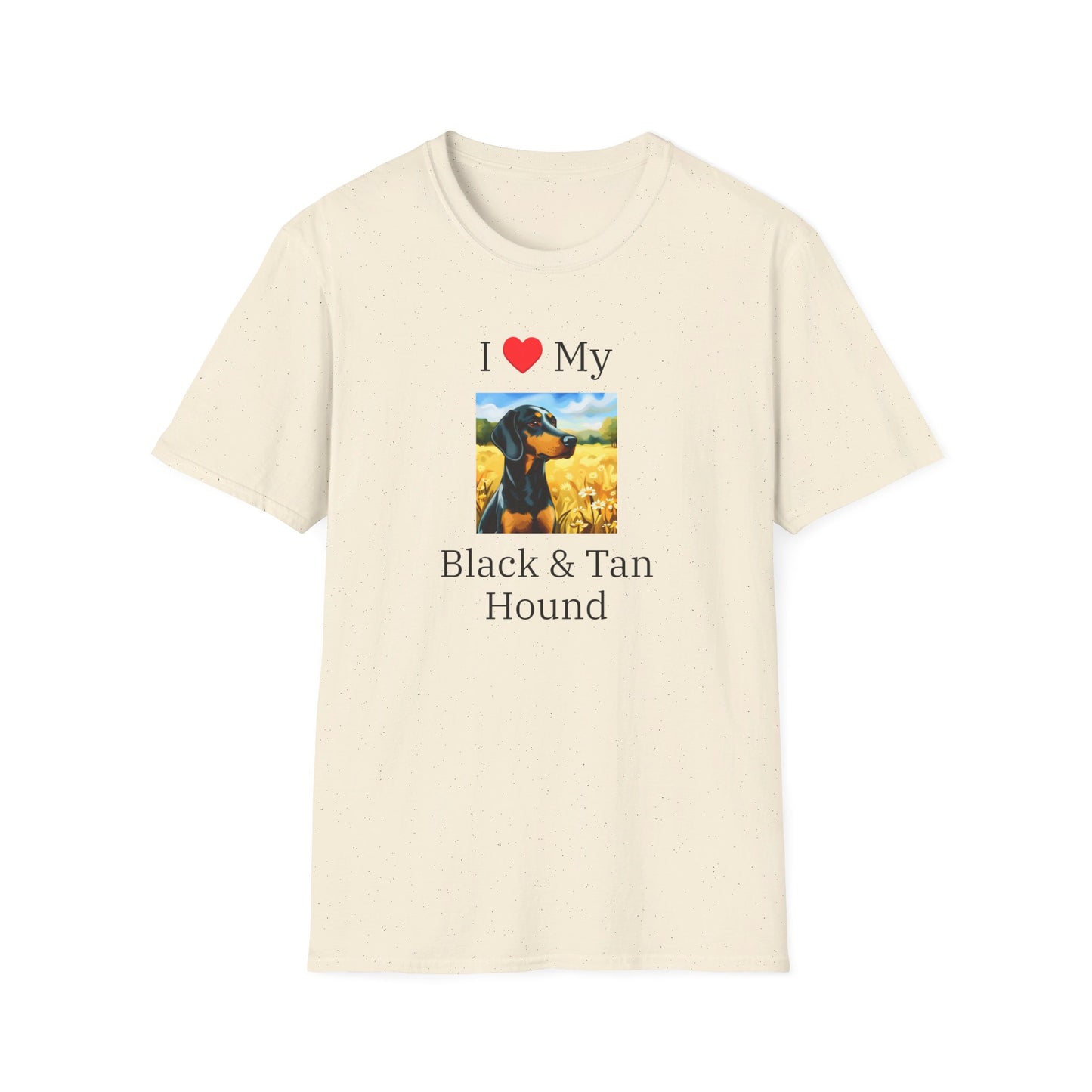 I Love My Black & Tan Hound T-shirt