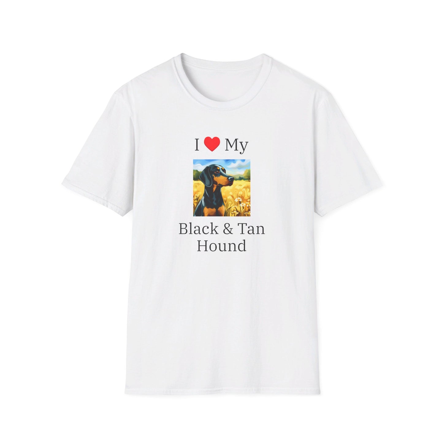 I Love My Black & Tan Hound T-shirt