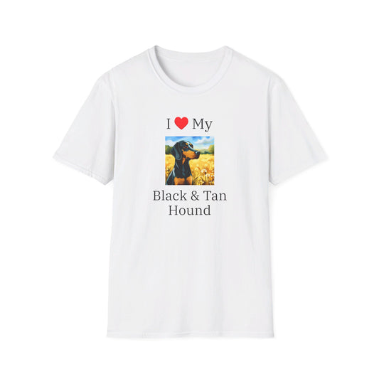 I Love My Black & Tan Hound T-shirt