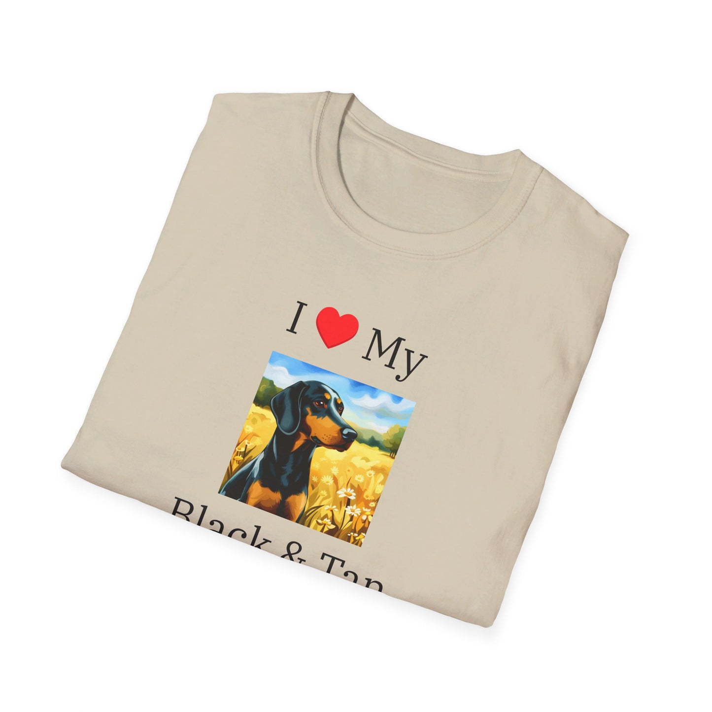 I Love My Black & Tan Hound T-shirt