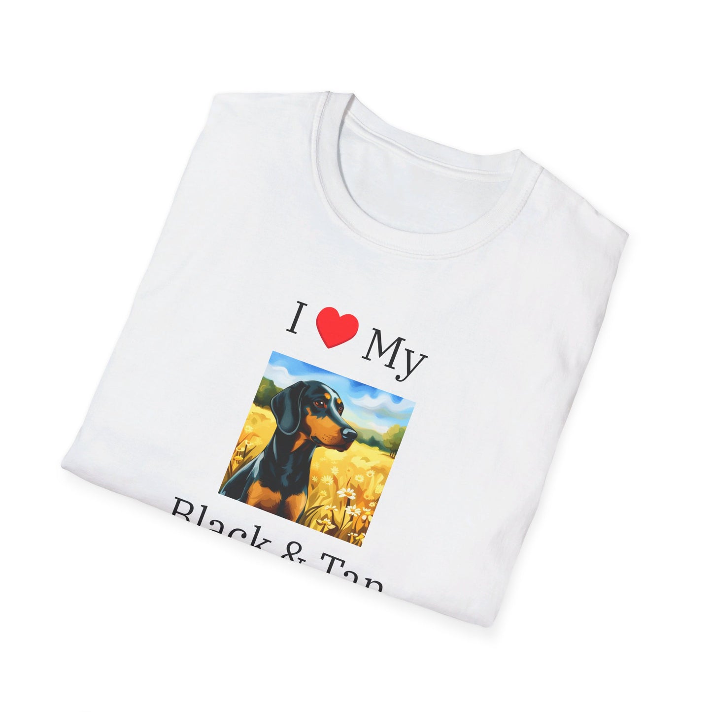 I Love My Black & Tan Hound T-shirt